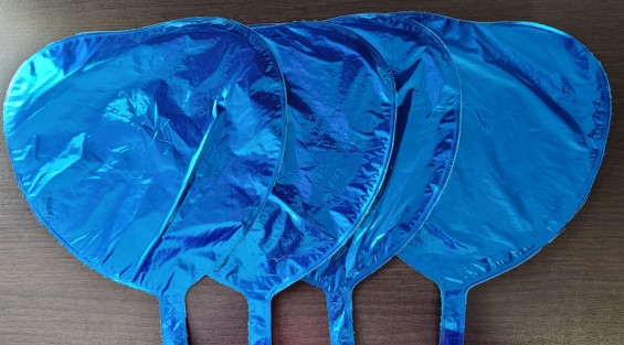 Balon folie mini inima albastra 24 cm [4]