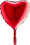 Balon folie mini inima rosie 24 cm