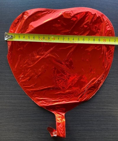Balon folie mini inima rosie 24 cm [2]