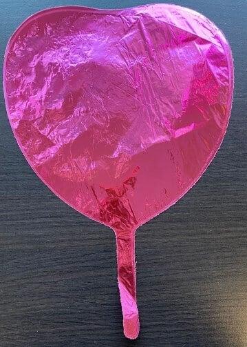 Balon folie mini inima roz 24 cm [2]