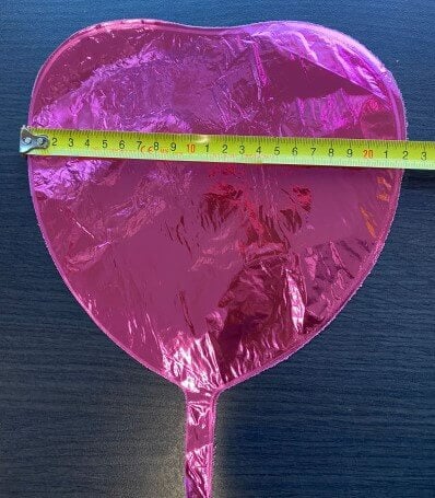 Balon folie mini inima roz 24 cm [3]