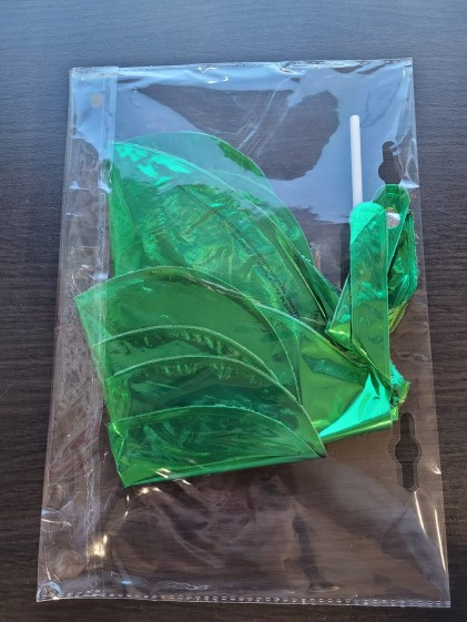 Balon folie mini inima verde 24 cm [5]