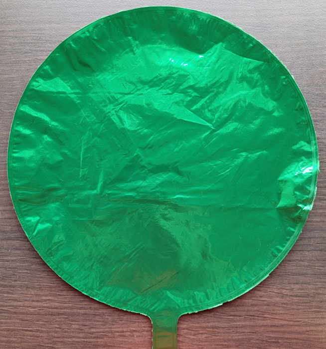 Balon folie mini rotund verde inchis 24 cm [2]