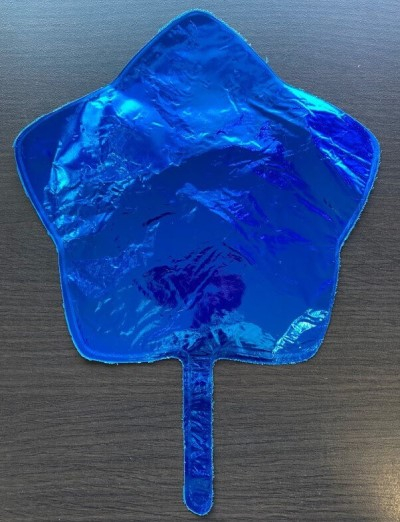 Balon folie mini stea albastra 24 cm [3]