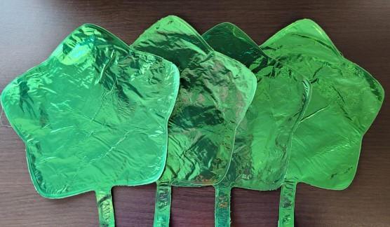 Balon folie mini stea verde 24 cm [4]