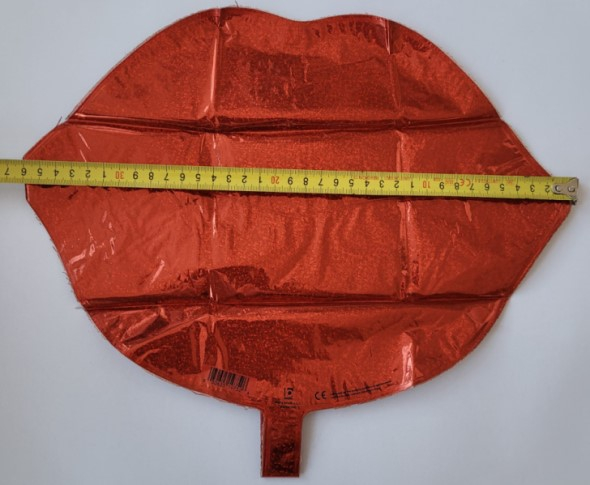 Balon folie minifigurina buze sclipici 36 x 27 cm [3]