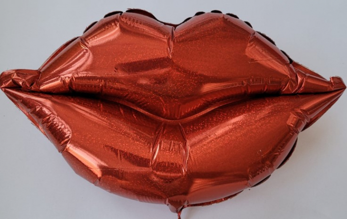 Balon folie minifigurina buze sclipici 36 x 27 cm [4]