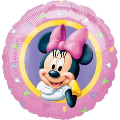 Balon folie Minnie Character Roz 43cm