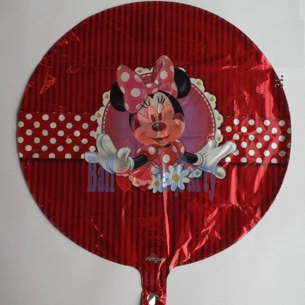 Balon folie Minnie Rosu Mad 43cm [2]