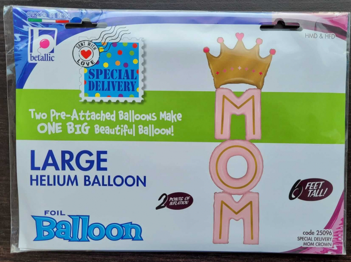 Balon folie Mom Crown / mama cu coroana 182 cm [5]