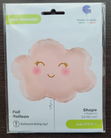 Balon folie norisor roz pal 61 cm [4]