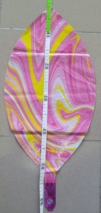 Balon folie orbz/sfera roz degrade/marble 45 cm [3]