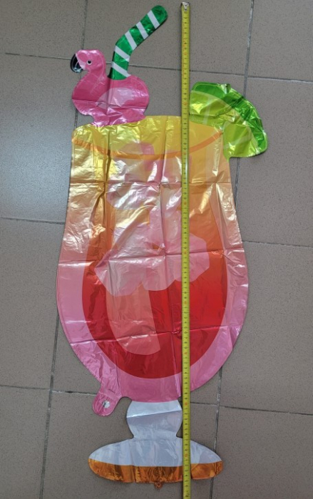 Balon folie pahar cocktail 85 x 40 cm [3]