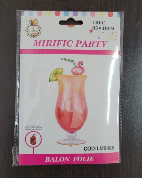 Balon folie pahar cocktail 85 x 40 cm [5]