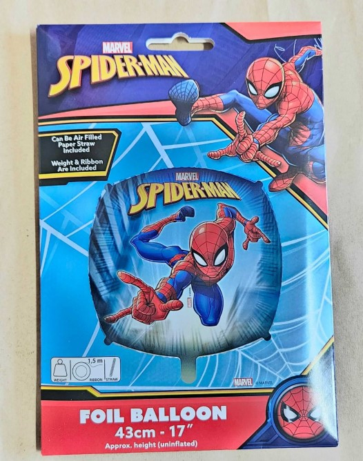 Balon folie patrat Spiderman 43 cm [4]
