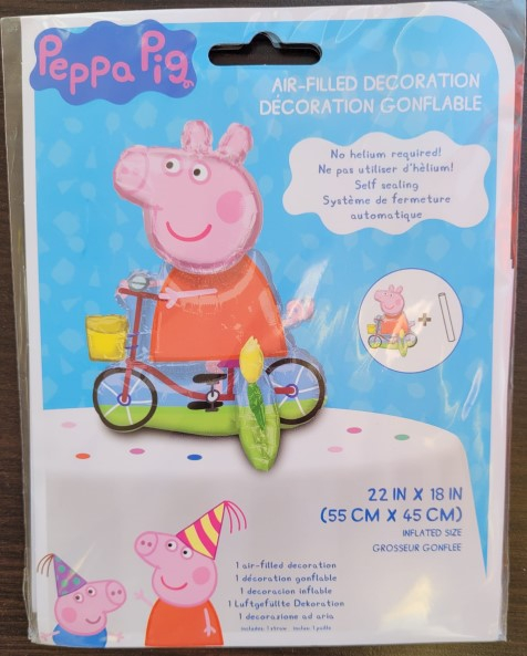 Balon folie Peppa Pig Sitter 55 x 45 cm [7]