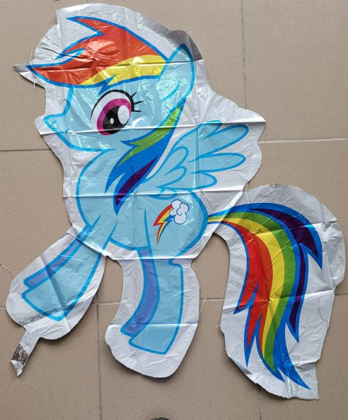 Balon Folie Figurina Rainbow Dash My Little Pony, 84cm, L162 [2]