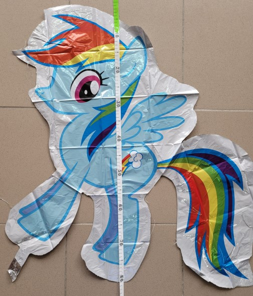 Balon Folie Figurina Rainbow Dash My Little Pony, 84cm, L162 [3]