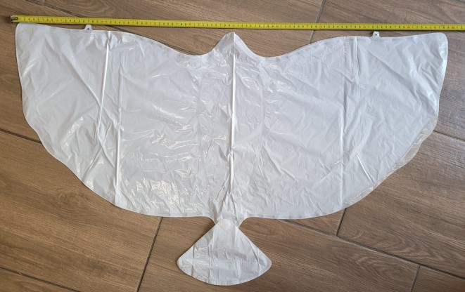 Balon folie porumbel alb 100 x 55 cm [4]