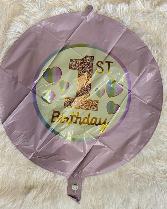 Balon folie prima aniversare roz 45 cm [2]