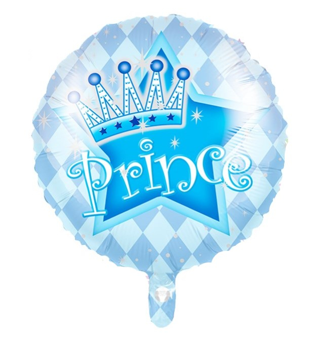 Balon folie Prince Print 45 cm