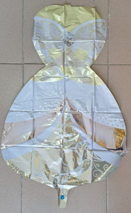 Balon folie Rochie Mireasa 50 x 80 cm [2]