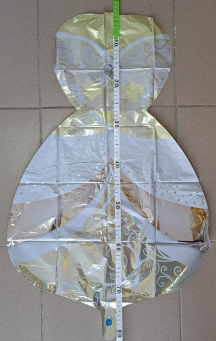 Balon folie Rochie Mireasa 50 x 80 cm [3]