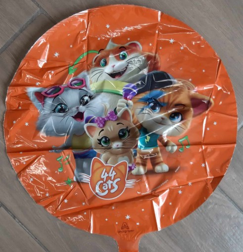 Balon folie rotund 44 Cats / 44 Pisici 43 cm [2]