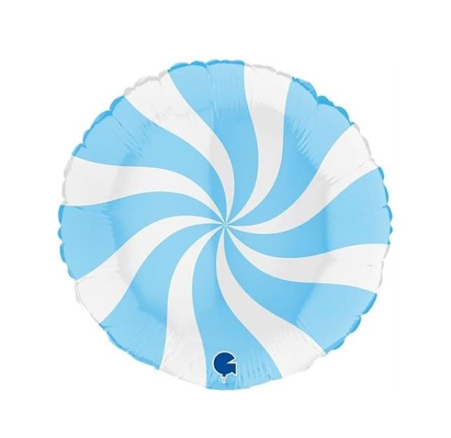 Balon folie rotund acadea albastra 46 cm [1]