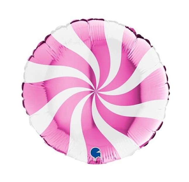 Balon folie rotund acadea roz 46 cm