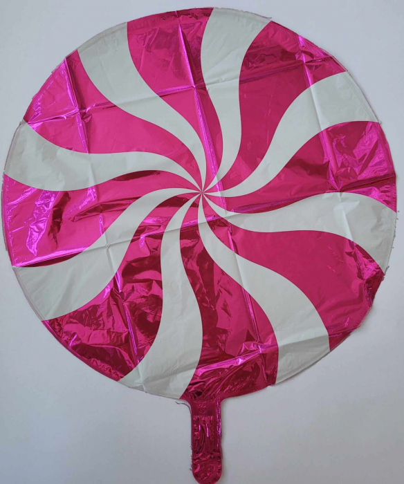 Balon Folie Rotund Acadea Alb-Fucsia 46cm, G01801WHF [2]