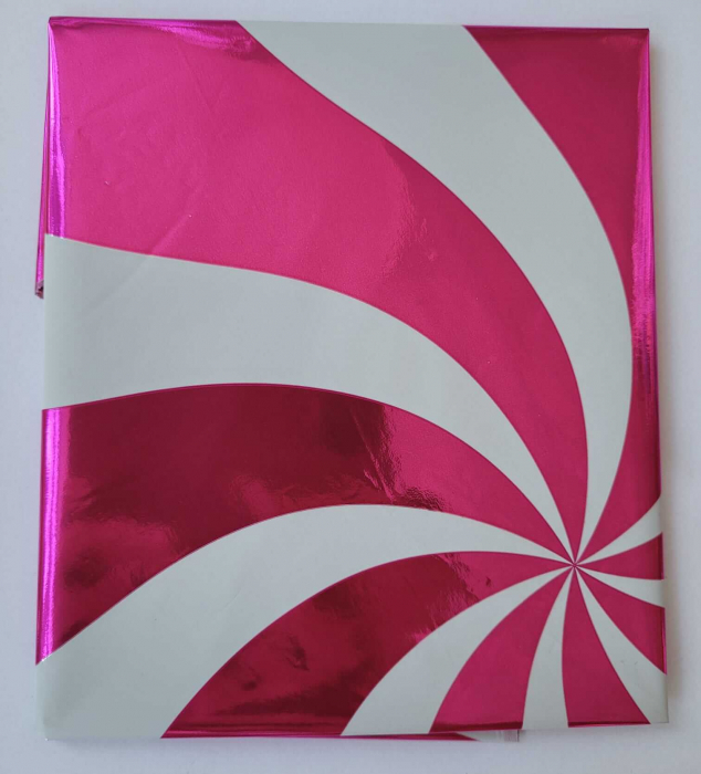 Balon Folie Rotund Acadea Alb-Fucsia 46cm, G01801WHF [4]