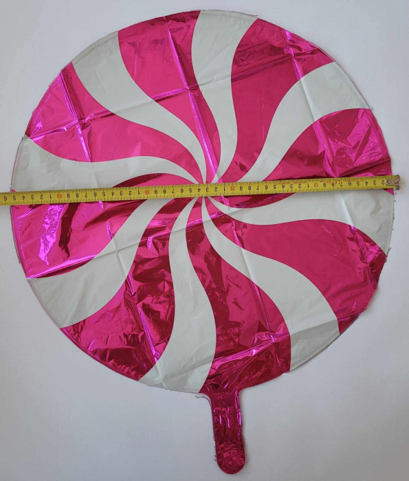 Balon Folie Rotund Acadea Alb-Fucsia 46cm, G01801WHF [3]