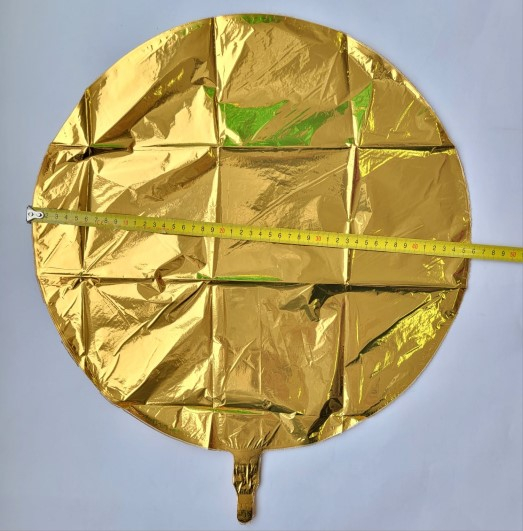 Balon folie rotund auriu 46 cm [4]