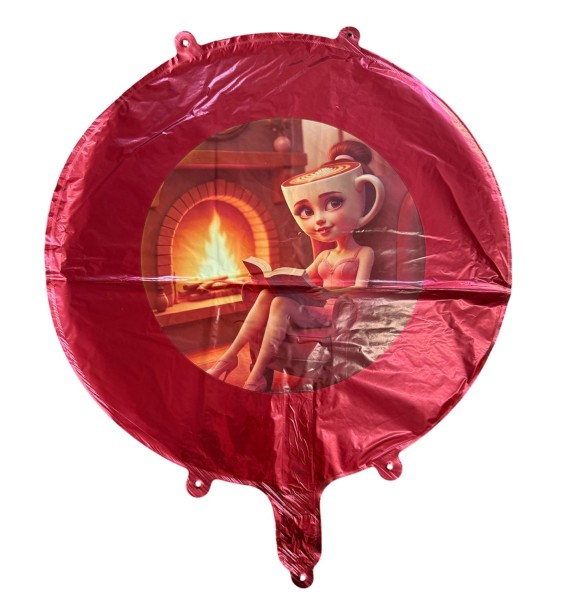 Balon folie rotund Ballerina Cappuccina 45 cm [2]