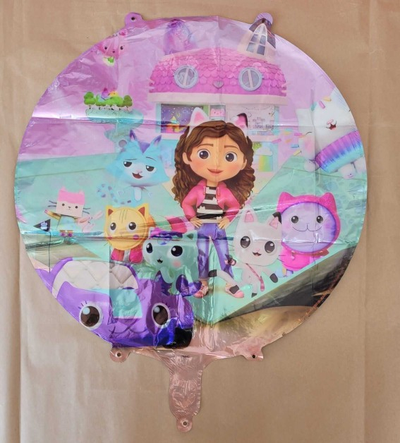 Balon folie rotund Casuta lui Gabby 45 cm [3]
