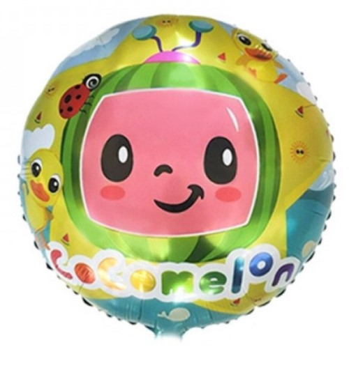 Balon folie rotund Cocomelon 2 fete 45 cm [2]