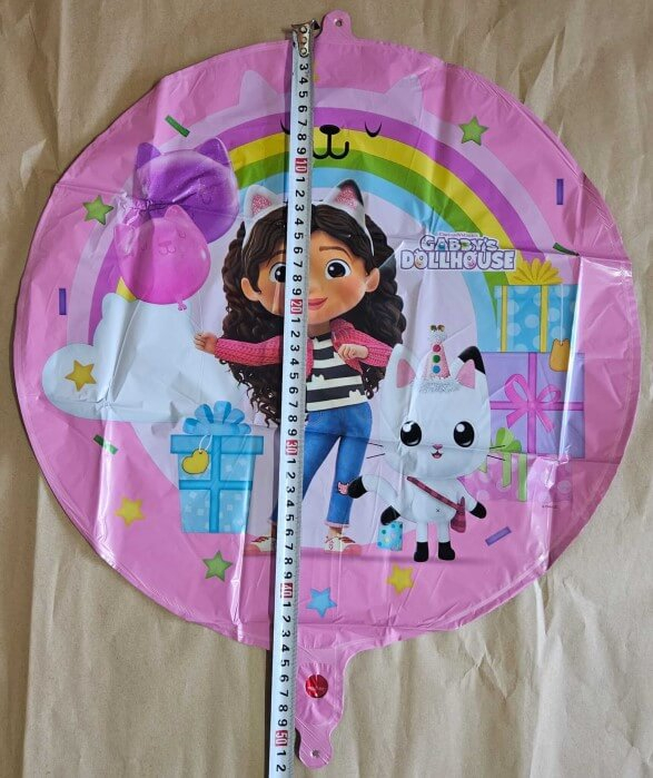 Balon folie rotund Gabby si casuta 46 cm [3]