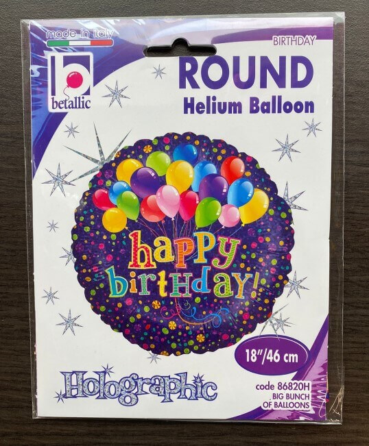Balon folie rotund Happy Birthday baloane 46 cm [3]