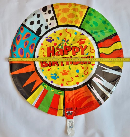 Balon folie rotund Happy Birthday zoo 53 cm [4]
