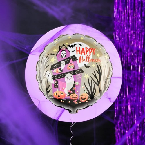Balon folie rotund Happy Halloween 45 cm [5]