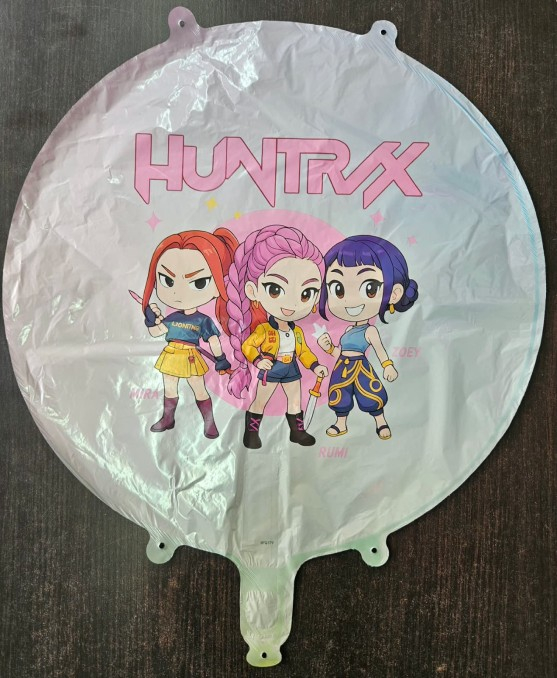 Balon folie rotund Huntrix anime 43 cm [2]