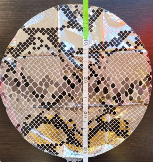 Balon Folie Print Sarpe, Multicolor, 45 cm [3]