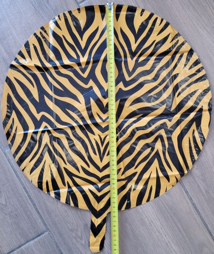 Balon folie rotund imprimat tigru 46 cm [3]
