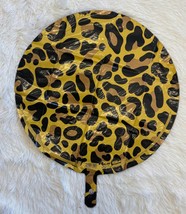 Balon folie rotund imprimeu leopard 46 cm [2]