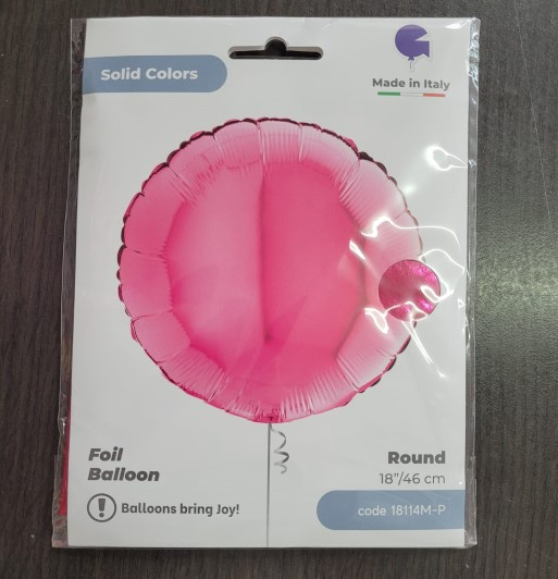 Balon folie rotund magenta 46 cm [5]