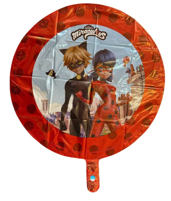 Balon folie rotund Miraculous / Buburuza 43 cm [3]