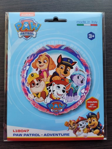 Balon folie rotund Paw Patrol Adventure mov 46 cm [3]