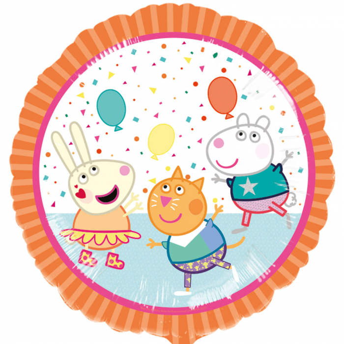 Balon folie rotund Peppa Pig Party 43 cm