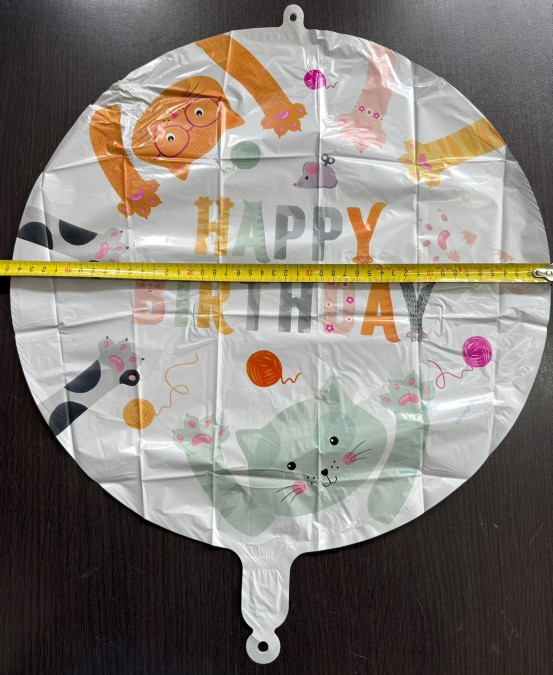 Balon folie rotund pisici 45 cm [5]